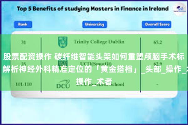 股票配资操作 碳纤维智能头架如何重塑颅脑手术标准？解析神经外科精准定位的「黄金搭档」_头部_操作_术者